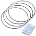 BCP Magic Four Connected Linking Rings Magic Trick Kit with instructions primary