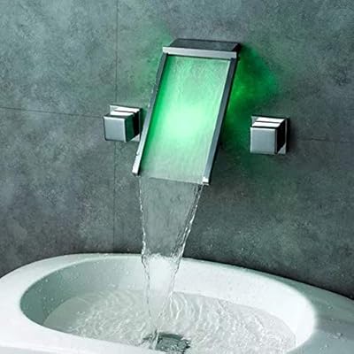 Waterfall Hot New Washbasin Cold And Hot Water Heating Bathroom