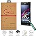 Sony Xperia Z1 Compact Tempered Glass Screen Protector, (GG MALL) Anti Scratch Explosion Proof Tempered Glass for Sony Xperia Z1 mini Compact D5503