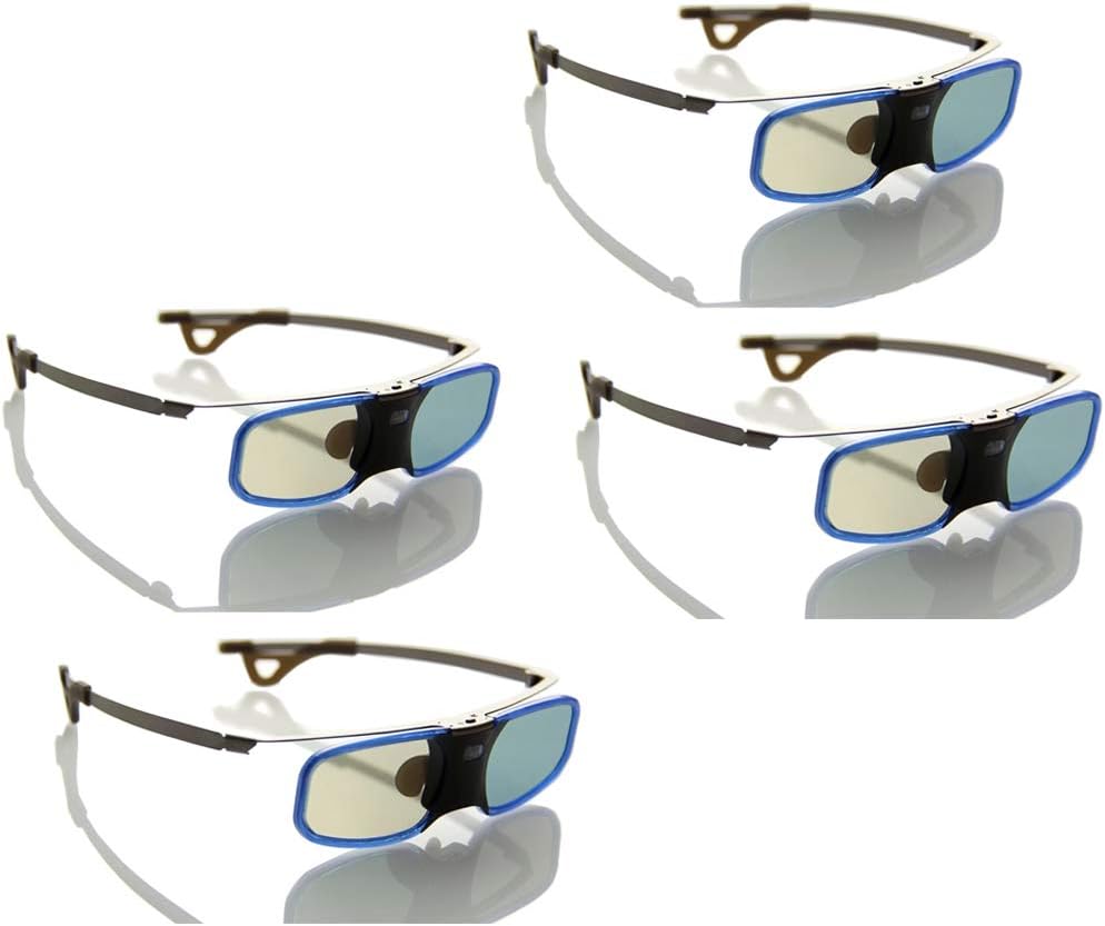 Goswot Clip-ons 144Hz 3D DLP-Link Active Shutter Rechargeable Glasses(Pack of 4)
