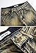 Men's Straight Leg Slimming Fit Distressed Loose Denim Jeans,Khaki Camo 009,W34