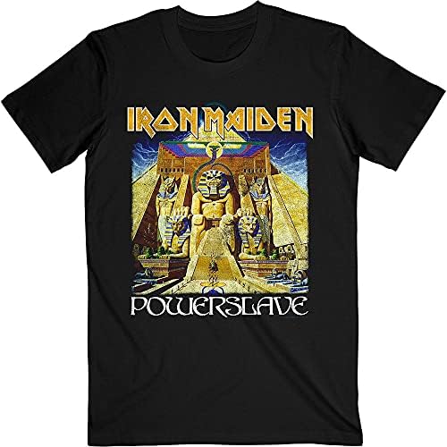 Amazon.com: Iron Maiden T Shirt World Piece Tour 1983 Band Logo