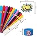 12PCS Superhero Slap Bracelet for Kids Boys & Girls - Marvel The Avengers Birthday Party Supplies Favors - Super Hero Avengers Toys - Comic Super Hero Party Stickers (50 Pack) Carnival Prizes