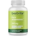 BESTVITE Artemisinin 200mg (60 Vegetarian Capsules) - No Stearates - No Flow Agents - Vegan - Non GMO - Gluten Free