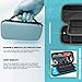 Pixiss Carrying Case for Nintendo Switch Lite with Ultra Slim Portable Hard Shell Pouch Travel Game Bag for Switch Lite Console Accessories Holds 8 Game Cards with 2X Microfiber Cloths, Blackthumb 4
