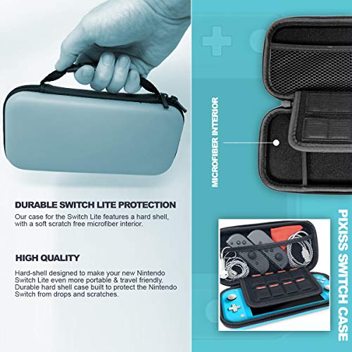image for Pixiss Carrying Case for Nintendo Switch Lite with Ultra Slim Portable
