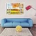 Amtoodopin Fake Window Wall Decal Fall Wall Decals Wall Decor Office Wall Sticker Fake Window Poster Wall Mural Landscape Wall Decor for Living Room Bedroom Office (Fall Leaf)
