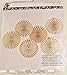Burlap and Lace Printed Paper Fans, 14