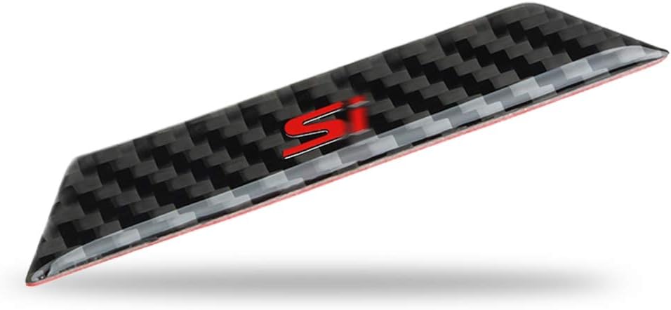 Carbon Fiber Center Console Storage Box Cover Trim Fit 2016-2018 Honda Civic 10th Gen