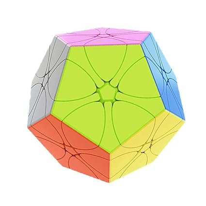 Alician Funny 12 Sides Plum Blossom Shape Magic Cube Puzzle Toy