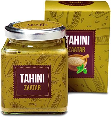 Yoffi Tahini Sauce with Zaatar 6.7 Ounce