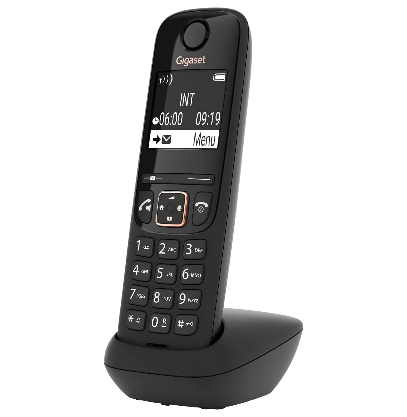 Gigaset A694HX - Cordless DECT Telephone - Additional Handset - High Contrast Display - Great Audio Quality, Black [UK Version] [Without Base]