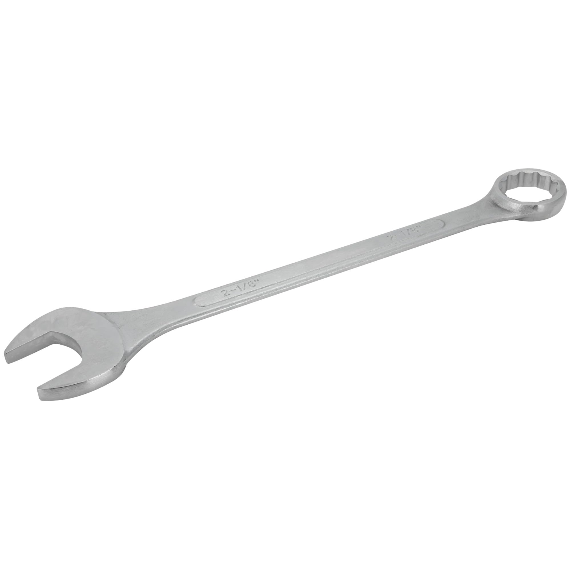 Performance Tool W353B 12-Point Combo Wrench with Satin Chrome Finish 2-1/8-Inch Combo Wrench