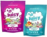 Assorted VEGAN All-Natural Fruit Chews (2 pack) - (2) Lovely Co. 6oz Bags - ORIGINAL + TROPICAL | NON-GMO, Soy-Free, Kosher & Gluten-Free!