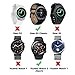 TRUMiRR 20mm Milanese Loop Watch Band Magnetic Closure Strap for Samsung Gear S2 Classic, Galaxy Watch 42mm, Gear Sport SM-600, Moto 360 2 Gen 42mm Men, Pebble Time Round 20mm, Black