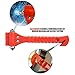 AUTOARK Car Safety Antiskid Hammer Seatbelt Cutter Emergency Class - Window Punch Breaker Auto Rescue Disaster Escape Life-Saving Hammer Tool,2 Pack,AZ-012