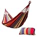 PU LifeStyle Outdoor 2-Person Baja Style Canvas Hammock for Leisure, Multicolorthumb 4