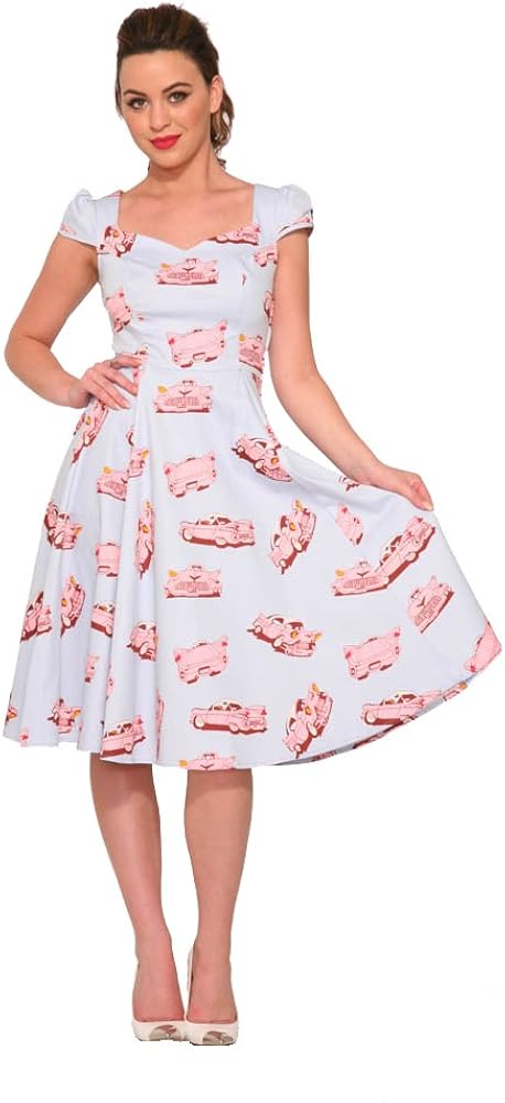 hearts and roses swing dress