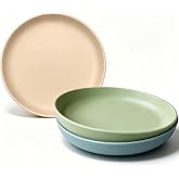 Qyeejong 7" Adaptive Plate for Seniors &amp; Adults, Spill Proof &amp; BPA Free | Silicone suction plates for one-handed eating &amp; limited mobility, Lightweight &amp; Shatterproof, Dishwasher &amp; microwave safe