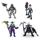 Fortnite Battle Royale Collection: Squad Pack - Dark Bomber, Deadfire, Sanctum & Spider Knight Mini Action Figures