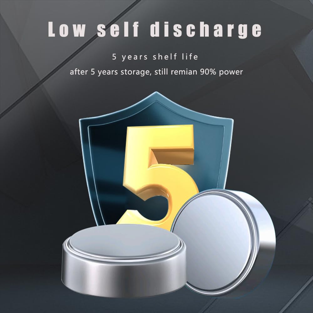 HoootCell AG10 Battery LR1130 Battery L1131f Batteries 1.5 V L1131 SR1130 389/390 G10 LR54 Button Cell Alkaline Coin Cell Watch Batteries 10 Pack