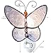 Butterly Night Light Decorative Accent Lite Wall Plug in Nightlight Girl’s Bedroom Bathroom Nursery Kitchen Baby Room Stained Glass Home Décor J Devlin NTL 176