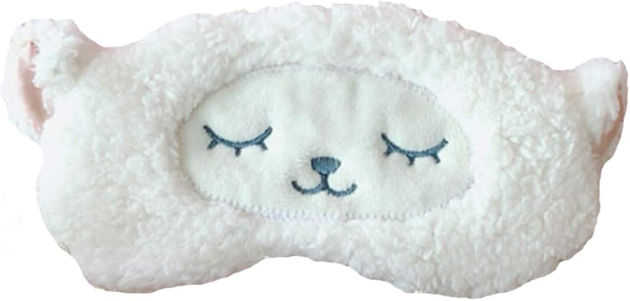 Cute Novelty Animal Orange Fox Puppy Funny Eye Mask for Sleeping for Kids Adult Eye Cover Sleep Mask Funny Eye Covers for Sleeping: Health & Personal Care