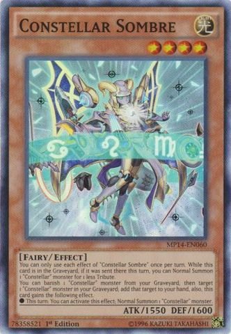 Yu-Gi-Oh! - Constellar Sombre (MP14-EN060) - Mega Pack 2014 - 1st Edition - Super Rare