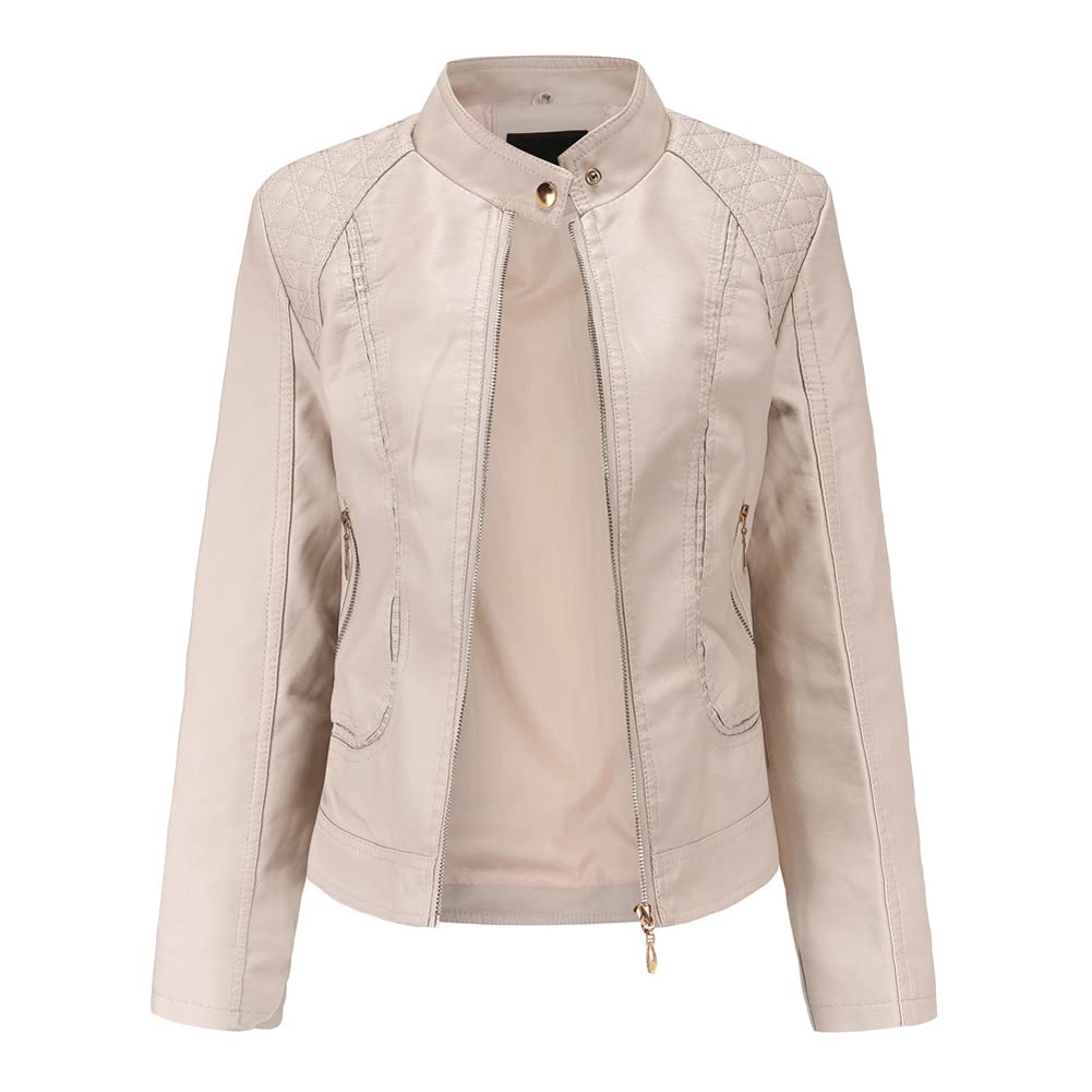 Trendy Faux Leather Jacket