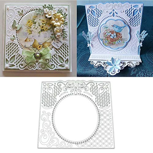 Merry Christmas Cutting Dies Mould Metal Cutting Dies Creative Christmas Greeting Die Cut Stencil Metal Template Mould Cut Dies for DIY Scrapbook Album Paper Card Making (Hollow Tree) - Thumbnail 5