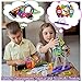 Frolk Magnetic Building Blocks Set - 123 Piece :Colorful Tiles, Educational Cards, Wheels .Educational Toy for Girls and Boys. Premium Gift for Kids.