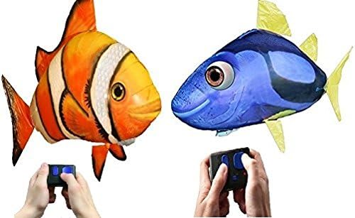 Air Swimmers Remote Control Flying Clownfish and Regal Tang Bundle