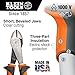 Klein Tools 200028EINS Pliers, Electrician's Insulated Diagonal Cutting Pliers with Slim Handle 1000V Rated Grips, 8-Inch