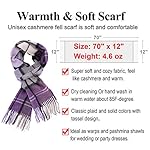 ANDORRA Super Soft Luxurious Cashmere Winter Scarf with Gift Box ANDORRA Super Soft Luxurious Cashmere Winter Scarf with Gift Box