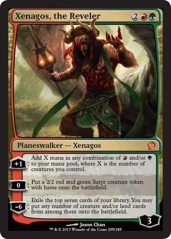 Magic: the Gathering - Xenagos, the Reveler (209/249) - Theros
