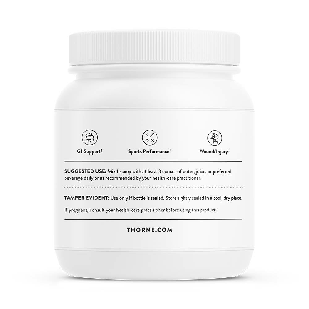 THORNE - L-Glutamine Powder - Glutamine Powder for GI Health and Immune Function* - 17.8 Oz