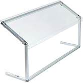Carlisle FoodService Products Sneeze Guard Single Sided for Catering, Buffets, Restaurants, Plastic, 72 Inches, Clear