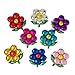 AnnoDeel 8 Pcs Beautiful flower foil Balloons, 18inch Floral Balloons for Wedding Birthday Party Colorful Decorations (Can't Float)
