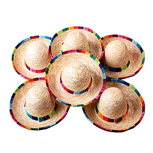 Natural Straw Medium Sombrero/Mexican 
