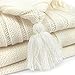 WACE Newborn Baby Crochet Sleeping Bag Sleep Bag Wrap Swaddle Blanket(Beige)
