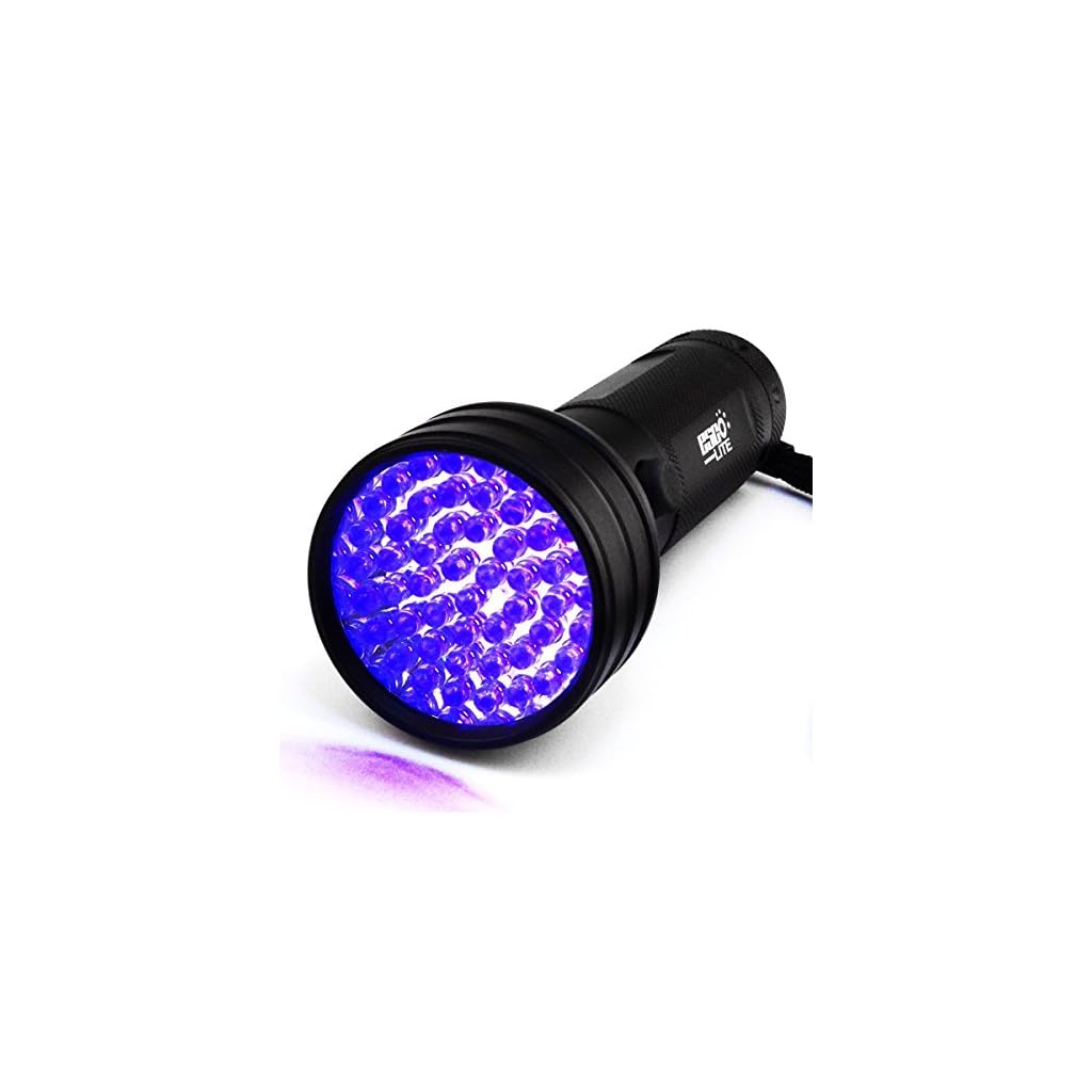 Escolite UV Flashlight Black Light, 51 LED 395 nM Ultraviolet
