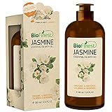 Biofinest Jasmine Essential Oil Shower Gel - Aromatherapy Luxury Spa Gift Set - Natural Fragrance Body Wash - Organic Moisturizing Bubble Bath - Paraben Sulfate Free - For Dry Skin Acne Women Men Kids