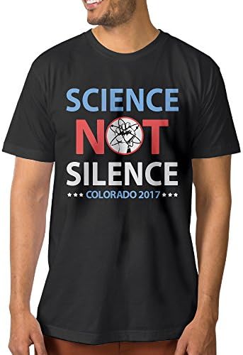 Science NOT Silence Colorado Man Short Sleeve T-shirt Tee S