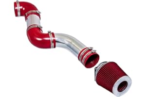 Rtunes Racing Short Ram Air Intake Kit + Filter Combo Compatible For 96-02 Crown Victoria / 96-02 Lincoln Town Car / 96-02 Grand Marquis 4.6L V8 (Red)