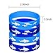 48 Pieces Shark Party Favors Rubber Wristbands Bracelet, Under the Sea, Shark Birthday Party Favors Supplies Gift Decorations (48 Pieces)