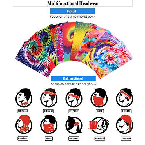 Toes Home Outdoor Magic Headbands Bandana Scarf Neck Gaiter Hairwraps Face Mask UV Resistence Seamless Headwear 9PCS