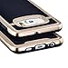 ANSIWEE Galaxy S6 Edge Plus Case, Shockproof Phone Cover, Galaxy S6 Edge Plus Cover, Soft TPU Bumper Hard PC Case Brushed PC Texture Protective Armor for Samsung Galaxy S6 Edge Plus (Gold)