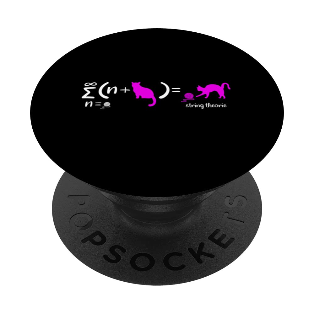 String Theory Science Nerd Physics Schrodinger's Cat PopSockets Swappable PopGrip