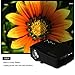 Shenboxun 2017 Projector (Warranty Included), Mini LCD LED Multimedia Portable Video Projector For Home Cinema Theater Support HD 1080P With HDMI USB SD AV Ports