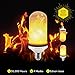 [Upgraded] LED Flame Effect Light Bulb, Upside Down Flickering LED Flame Bulb, E26 Edison Base, Decorative Flame Light Bulbs for Indoor Outdoor Vintage Atmosphere Lighting, Holiday Party, Home Decor